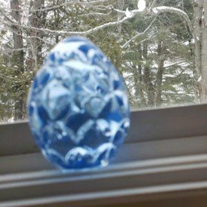 Waterford Crystal Egg Paperweight